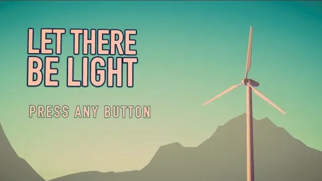 let there be light title screen